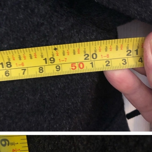 Wool Cashmere blend Tailored double breasted pea coat Size Large P - Picture 9 of 16